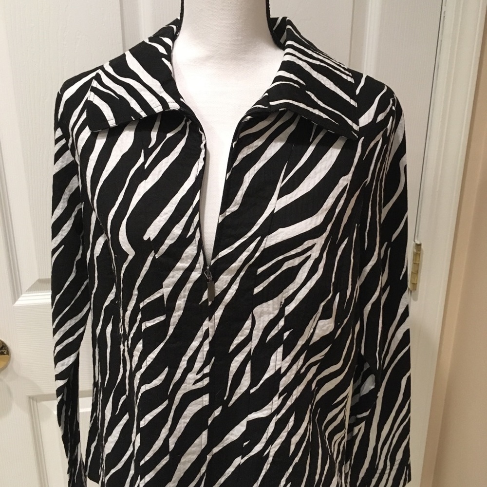 NWT animal zebra print jacket